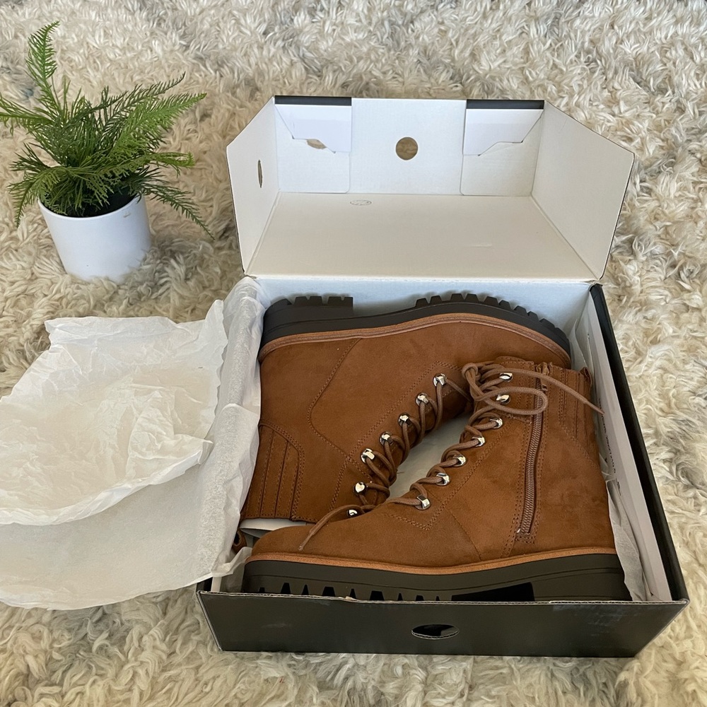 NINE WEST IVONNA TOFFEE BOOT